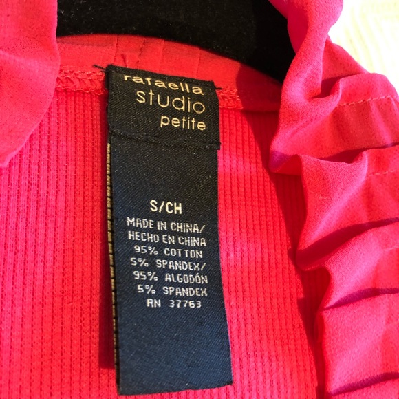 Rafaella Studio Petite High Neck Open Cardigan - Picture 2 of 6